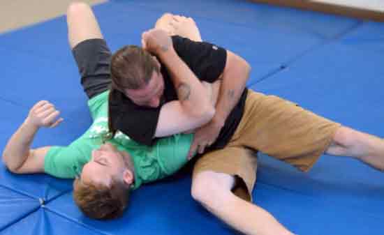 Scarf Hold Elbow Strikes