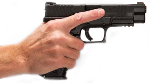 Gun Grip with 1 Hand