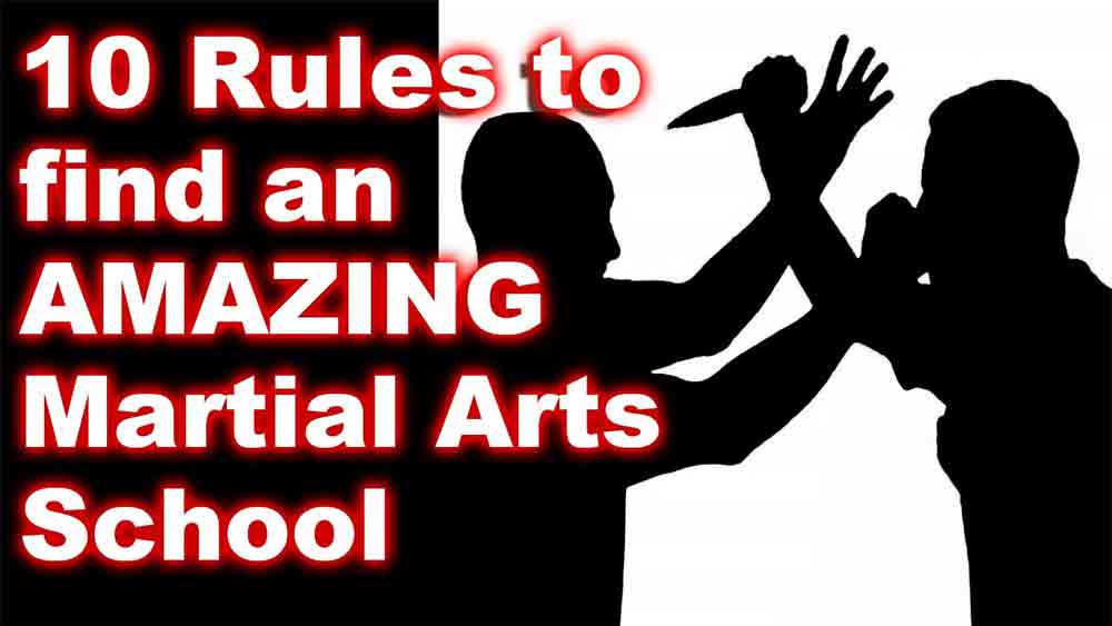 10 Rules for Finding an Amazing Martial Arts School Realistic Martial