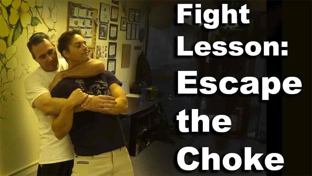 Escape the Rear Naked Choke Realistic Martial Arts Jeet Kune Do