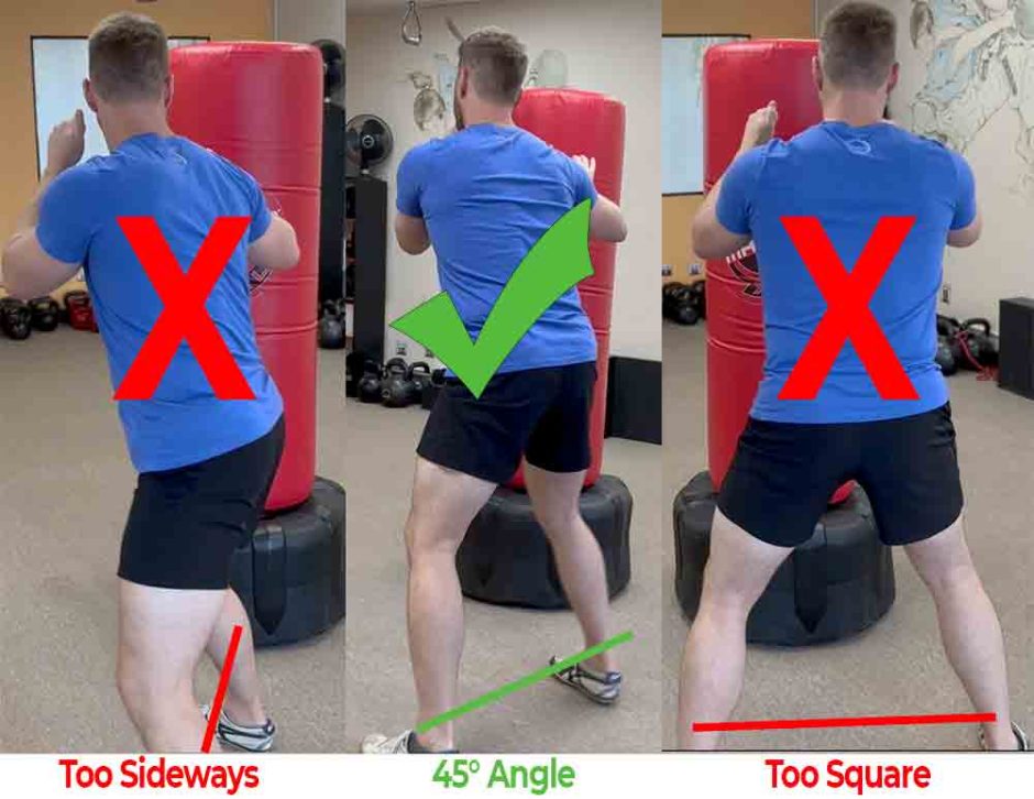 Circling footwork drill