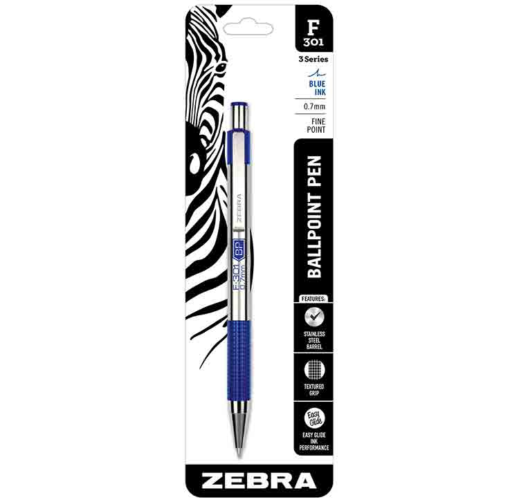 Zebra F-301 Pen for Self-Defense
