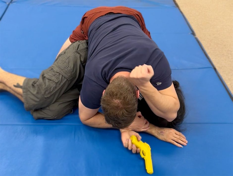 Knock them out from side control