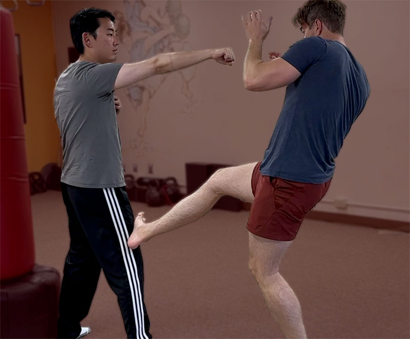 Oblique Stomp Kick Oblique Stomp Kick